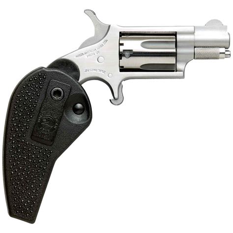 North American Arms Mini with Holster 22 WMR (22 Mag) 1.6in Stainless Revolver - 5 Rounds ...