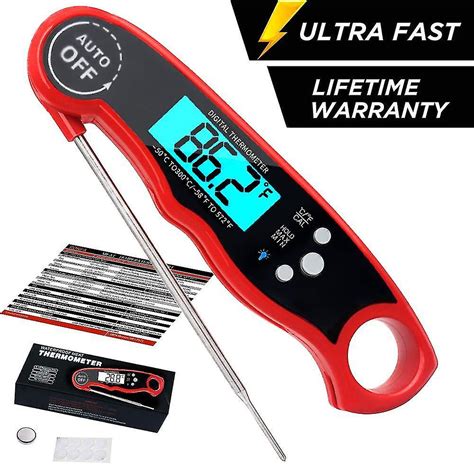 Instant Read Meat Thermometer For Grilling And Cooking Best Waterproof