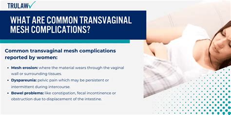 Faq What Are Common Transvaginal Mesh Complications Trulaw