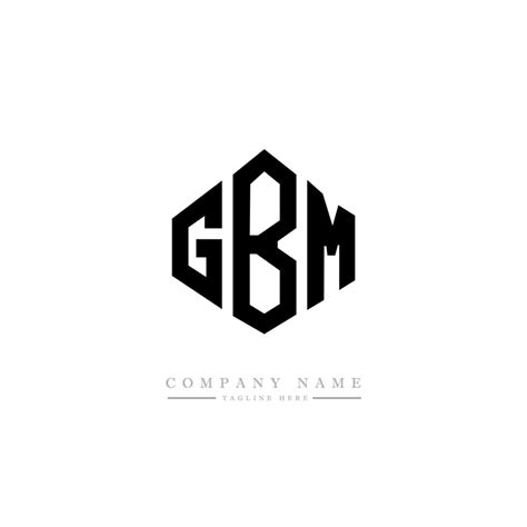 Gbm Letter Logo Design With Polygon Shape Gbm Polygon And Cube Shape Logo Design Gbm Hexagon