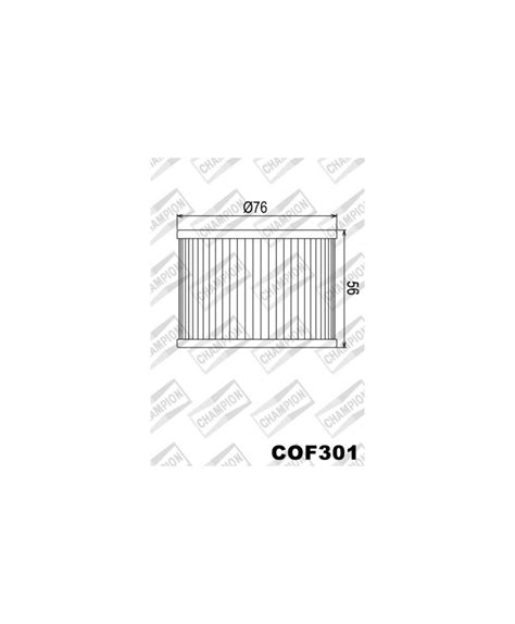 Filtre à huile ou Champion HF401 COF301 motokristen