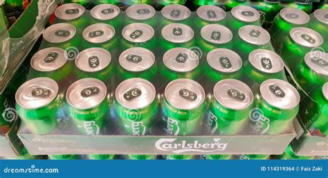 Cartons Of Carlsberg Beer Editorial Stock Image Image Of Imported