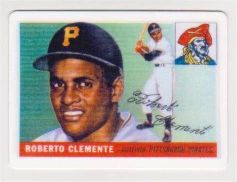 Topps Roberto Clemente Rookie Porcelain Replica Card