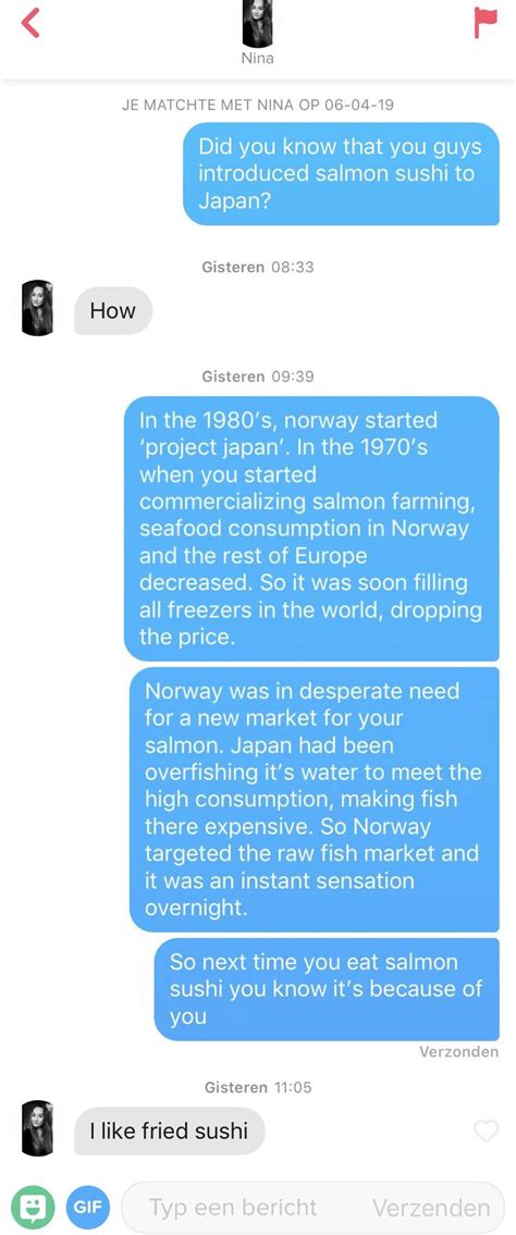 Her Bio Said Shes Norwegian R Tinder