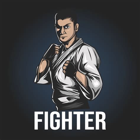 fighter vector illustration  vector art  vecteezy