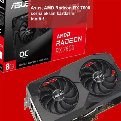 Asus Amd Radeon Rx Serisi Ekran Kartlar N Tan Tt