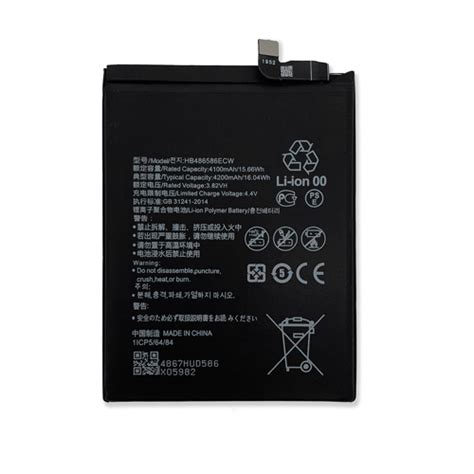 382v 4200mah Replacement Battery For Huawei P40 Litemate 30nova6nova6 Sehb486586ecw