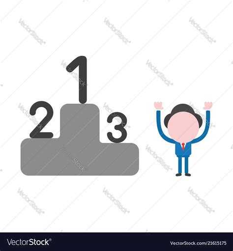 businessman character      vector image