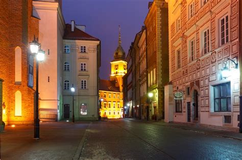 Premium Photo Beautiful Street In Old Town Of Warsaw Poland