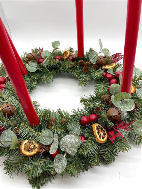 Traditional German Advent Wreath Count Sundays Before Christmas