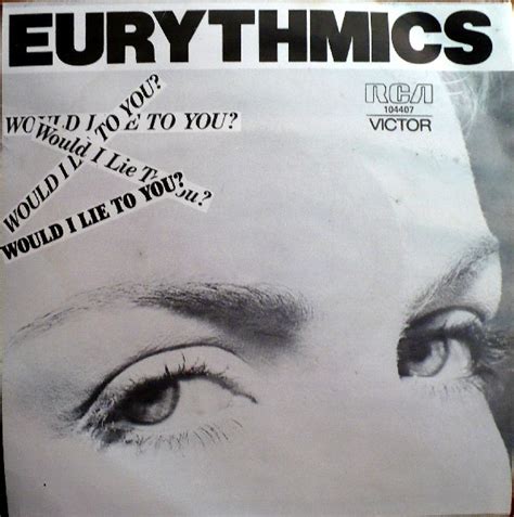 Eurythmics Would I Lie To You Vinyl Discogs