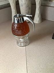 Amazon Clevli Honey Dispenser No Drip Glass With Stand Honey