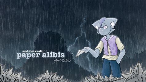 Paper Alibis by caruneart on DeviantArt