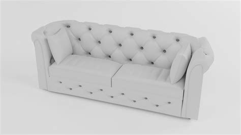 Mid Century Modern 3d Sofa 3d Model Cgtrader