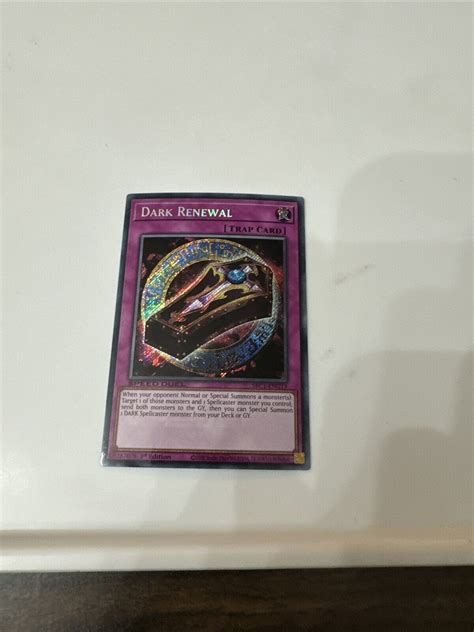 Yu Gi Oh Tcg X Dark Renewal Secret Rare Sbc Eng X Yugioh Dark