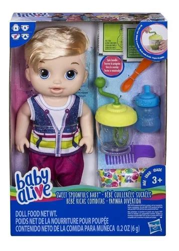 Baby Alive Papinha Divertida Boy Loiro Original Hasbro E0635 Frete grátis