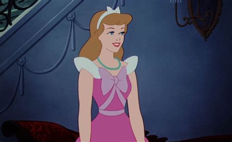 In Disney's Cinderella (1950), Cinderella's hand-made pink dress ...