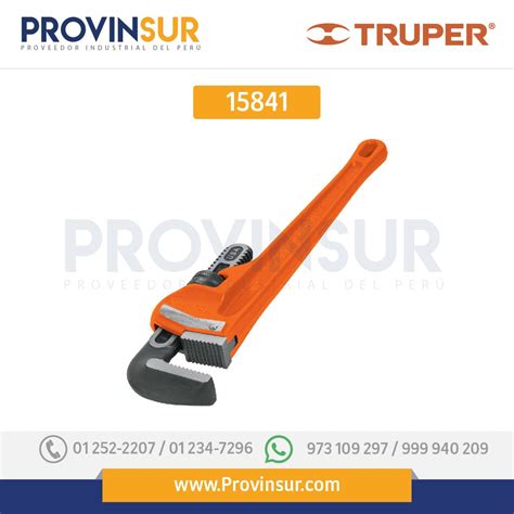 Llave Para Tubo Stilson Truper Provinsur Sac