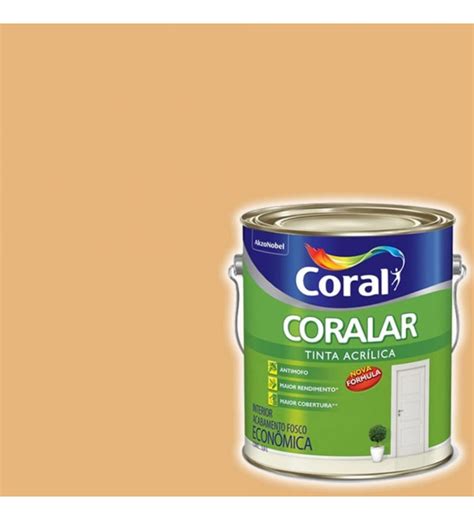 Tinta Acrílica Coralar Cromo Suave 3 6L Coral