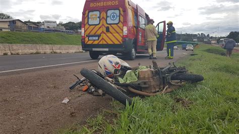 Motociclista Fica Ferido Após Colisão Com Outra Moto Na Rodovia Br 467 Cgn