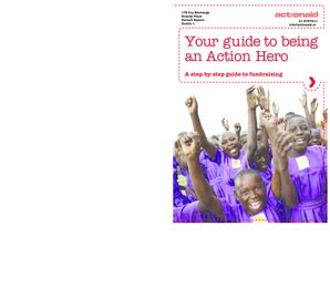 Fillable Online Actionaid Your Guide To Being An Action Hero