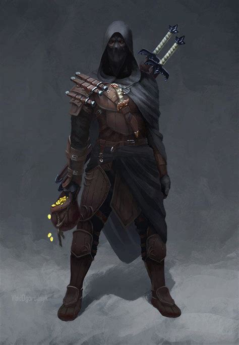 Assassin Pathfinder Rogue Fantasy Character Design Fantasy Rpg