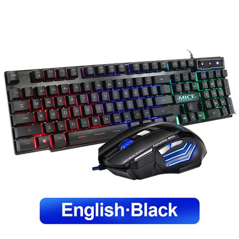 Gaming Toetsenbord Bedrade Gaming Muis Kit 104 Key Grandado