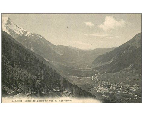 Carte Postale Ancienne Chamonix Vall E Vue Du Montenvers Cartes