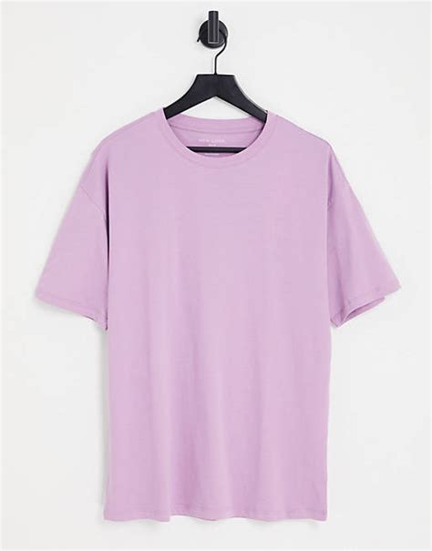 New Look Oversized T Shirt In Lila Asos