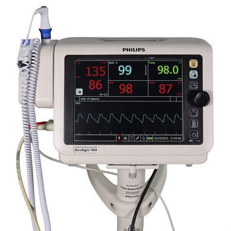 Philips Vs4 Vital Signs Monitor Vital Signs Monitor Medical Equipment