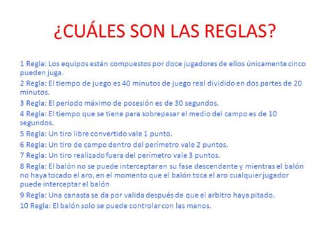 Descubrir Imagen Cuales Son Las Reglas De Basquetbol Abzlocal Mx