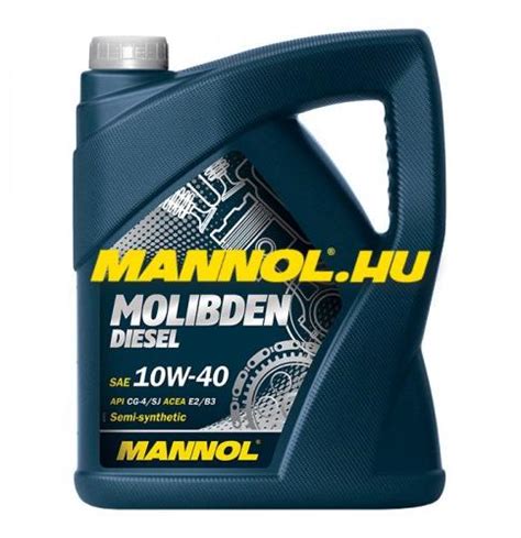 MANNOL Molibden Diesel 10W-40 (5L) (Ulei motor) - Preturi