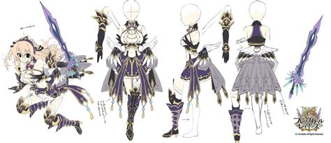 Satsuki Misuzu Brave Girl Ravens Armor Character Design Cleavage Heels