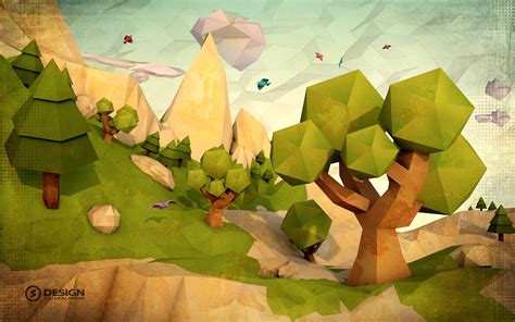 Low Poly On Behance