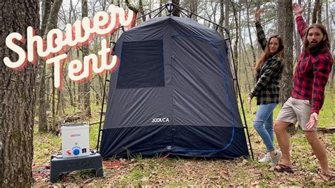 Off Grid Shower Tent Review Joolca Ensuite Double Youtube