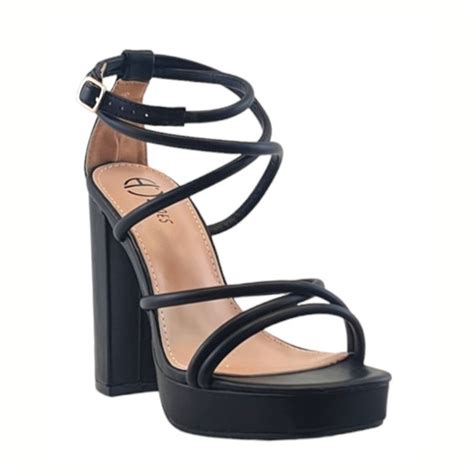 Sandalia Elegante Negra Con Tac N Y Comodidad En Cada Paso K Zapato