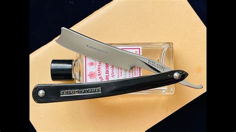 Sold Straight Razor Presentation Wm Greaves Sons Lates S Sheaf