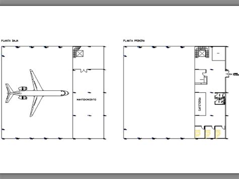 Hangar Industrial Warehouse In AutoCAD CAD 122 14 KB Bibliocad