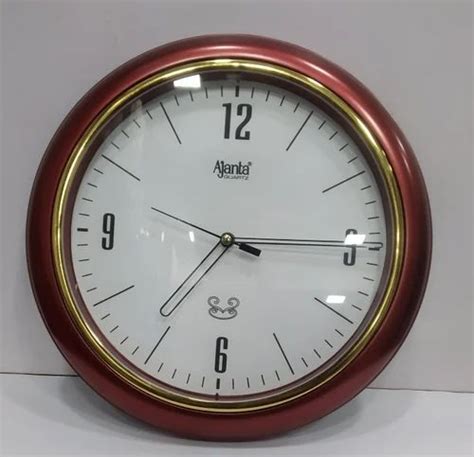 Ajanta Quartz Wall Clock Size X X Mm Dia X L X W At