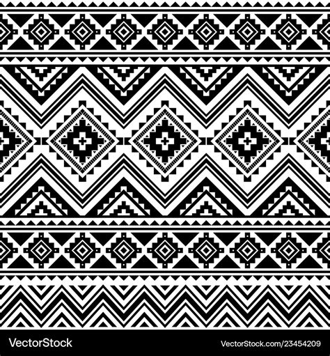 Tribal Ethnic Seamless Pattern Royalty Free Vector Image