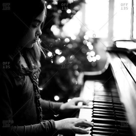 Girl Playing Piano Photography