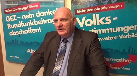 Franz Bergm Ller Afd Rosenheim Neuer Vorsitzender Des Afd