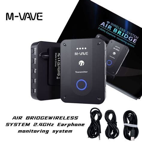 M VAVE WP 9 NEWEST WIRELESS System 2 4GHz Sistema De Monitoramento De