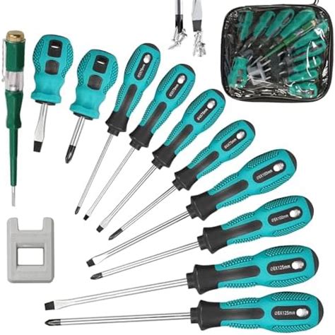 11Pcs Screwdriver Set Heavy Duty Magnetic Screwdriver Set With Tester