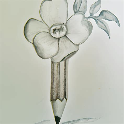 Pencil Art Flowers · Creative Fabrica