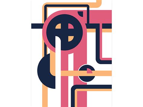 Geometric Poster Series 3 Poster 4 By Madeleine Hettich On Dribbble