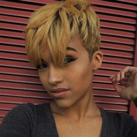 Short Funky Pixie Cut For Black Women Reny Styles