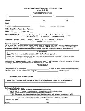 Fillable Online Registration Forms And Fax Email Print Pdffiller