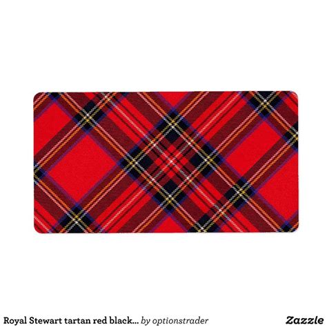 Royal Stewart Label Labels Scottish Plaid Scottish Tartans Custom Accessories Outfit