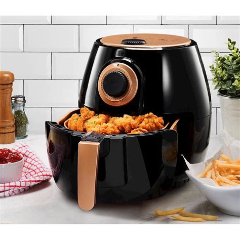 Best Buy Gotham Steel 4 Qt Analog Air Fryer Blackcopper 2048